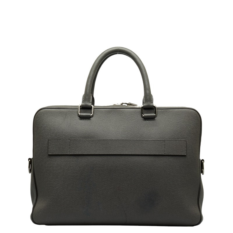 Louis Vuitton Louis Vuitton Tiger M32709 Business Bag Leather Gracie Grey