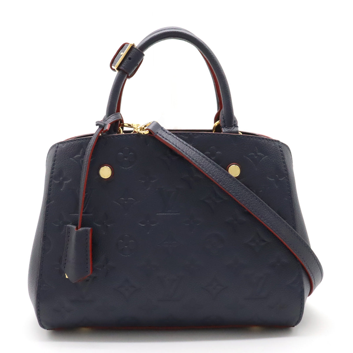 LOUIS VUITTON LOUIS VUITTON Monograms Monograms Monograms Montaigne BB Handbags 2WAY Sliding Shoulder Marine Rouge M42747