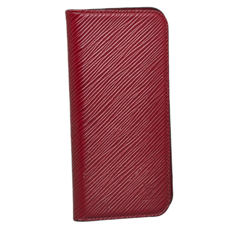 Louis Vuitton Epic Folio iPhone Case X & XS Handbook M64468 Fushai Red Leather  Louis Vuitton