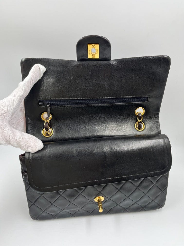 Chanel Classic Double Flap Bag with 24k gold plated hardware