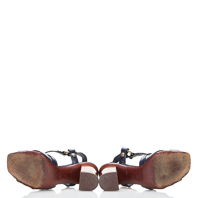 Louis Vuitton, Louis Vuitton, Sandals, Navi Brown,