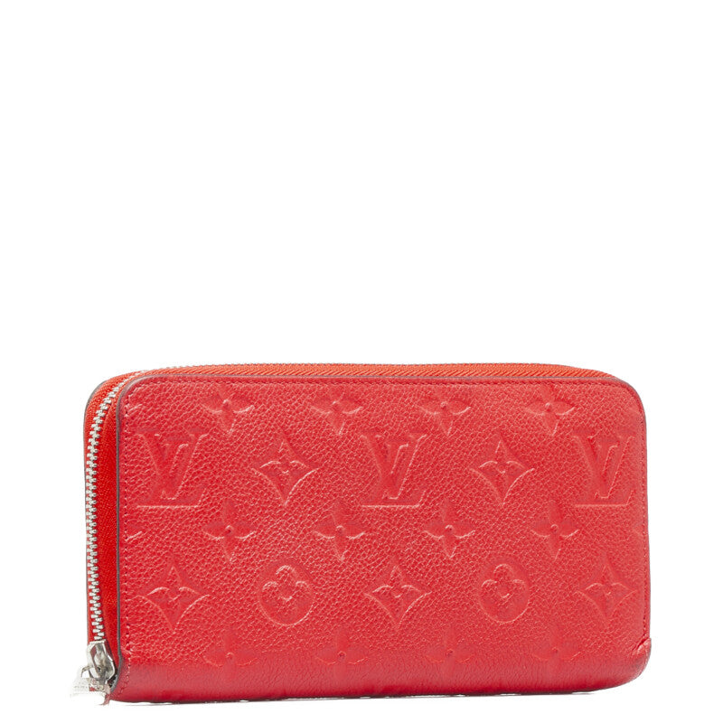 Louis Vuitton Monogram Amplant Jeep Wallet Long Wallet M61865 Triple Red Carfather  Louis Vuitton