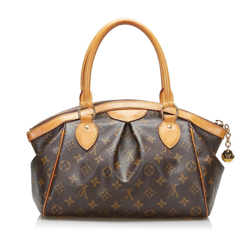 Louis Vuitton Monograms M40143 Handbag PVC/Leather Brown