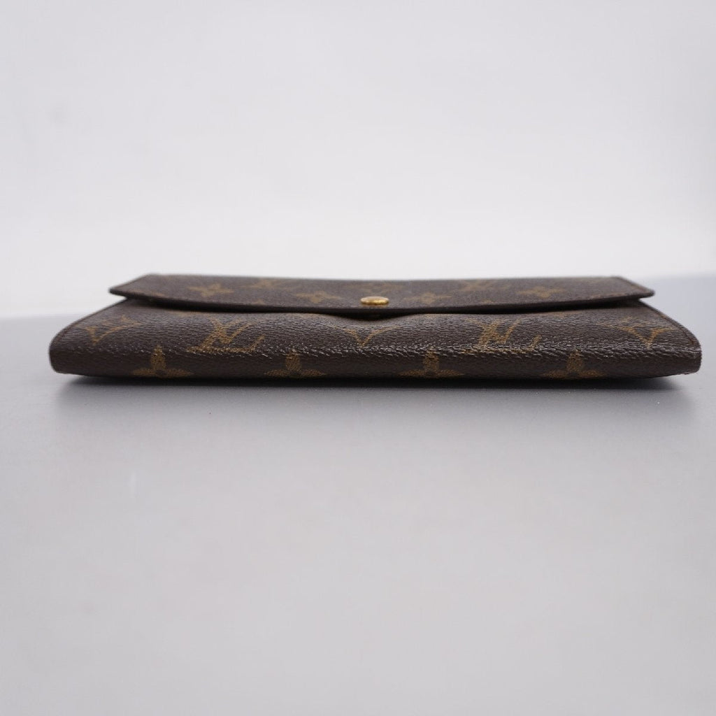 Louis Vuitton Long Wallet Monogram Portomone Credit M61725
