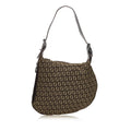 Pre-Loved Fendi Brown Canvas Fabric Zucchino Shoulder Bag Italy