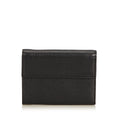 Pre-Loved Fendi Black Others Leather Tri-fold Small Wallet Italy