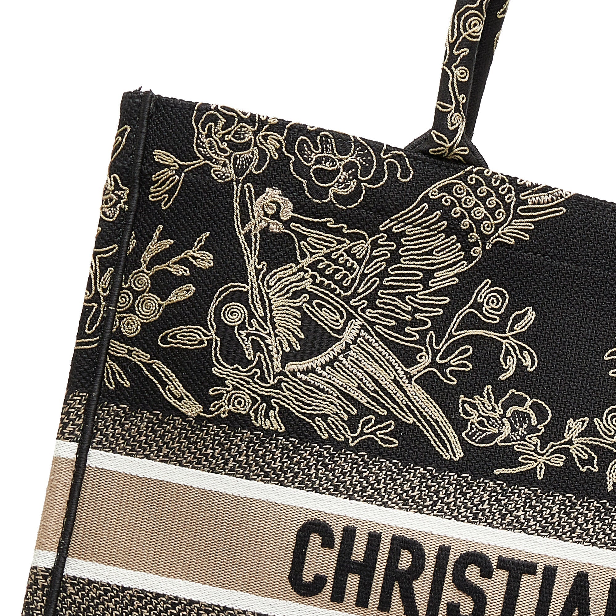 DIOR Large Ornamental Cornely Book Tote Tote Bag
