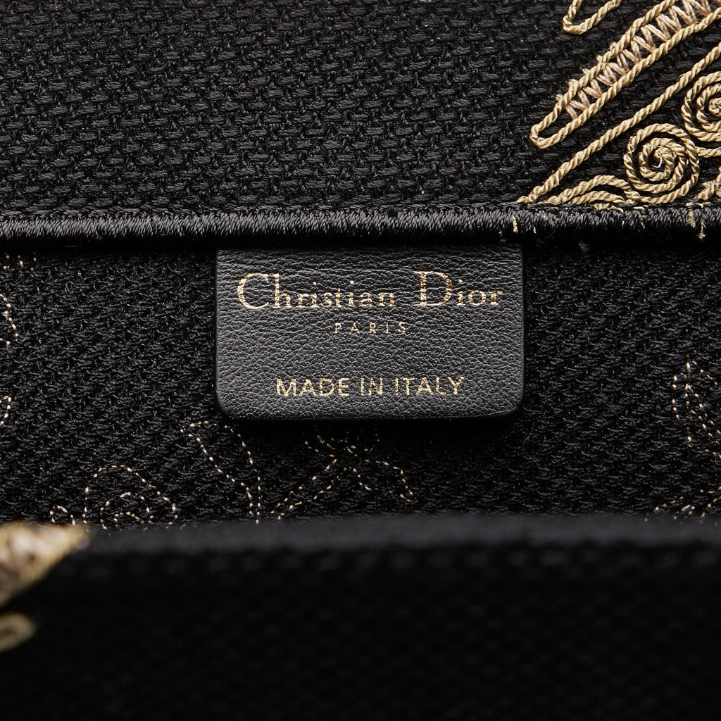 DIOR Large Ornamental Cornely Book Tote Tote Bag