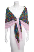 Gucci Multicolor Monogram GG Psychedelic 135 cm Scarf NWT