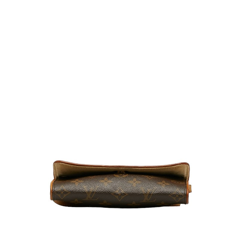 Louis Vuitton Monogram  Twin PM Shoulder Bag M51854 Brown PVC Leather  Louis Vuitton