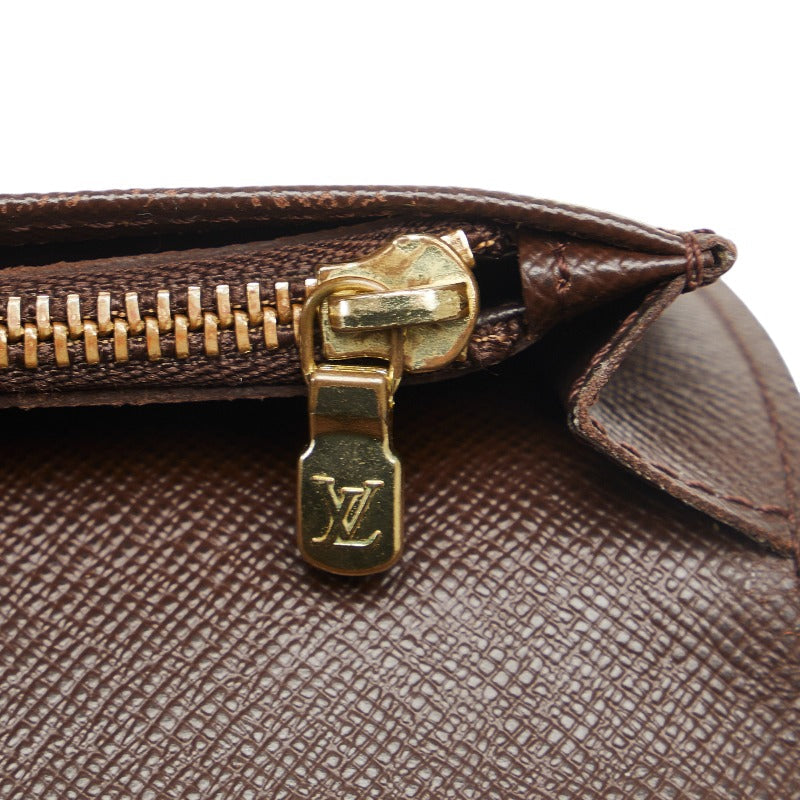 Louis Vuitton Damiere Portfolio Brother Long Wallet N60017 Brown PVC Leather  Louis Vuitton