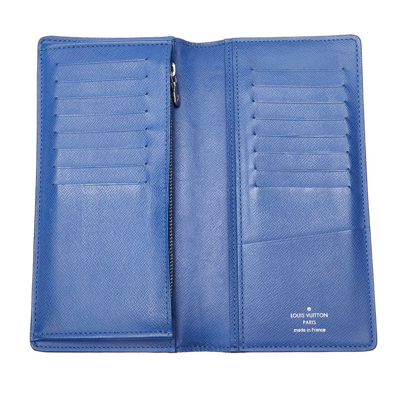 Louis Vuitton Epic Portfolio Braza Long Wallet M60616 Blue-Rest Leather Ladies Louis Vuitton