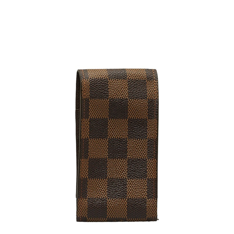 Louis Vuitton Louis Vuitton Damière N63024 Cigarette Case PVC/Leather Brown