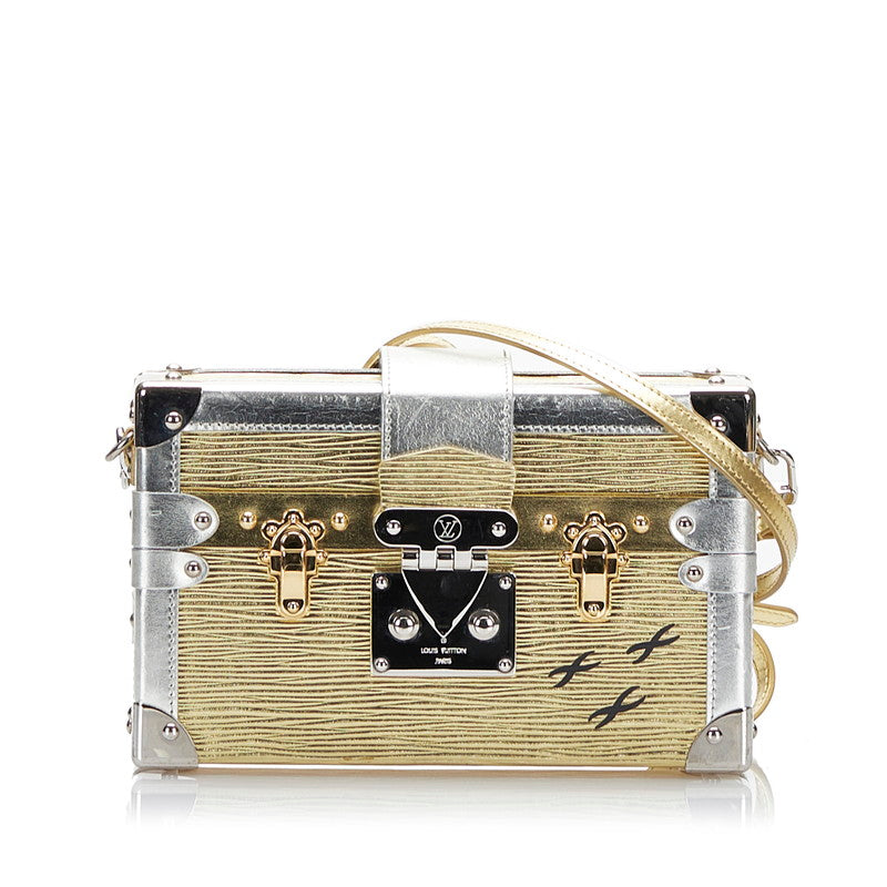 Louis Vuitton Louis Vuitton Epic M54652 Shoulder Bag Leather Gold Silver
