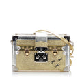 Louis Vuitton Louis Vuitton Epic M54652 Shoulder Bag Leather Gold Silver