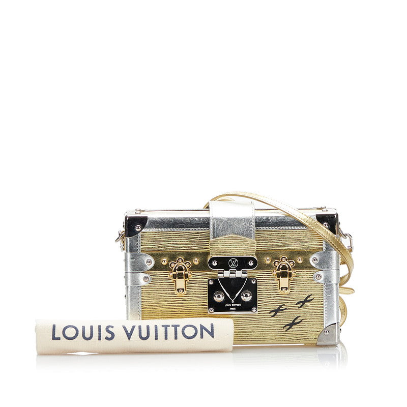 Louis Vuitton Louis Vuitton Epic M54652 Shoulder Bag Leather Gold Silver