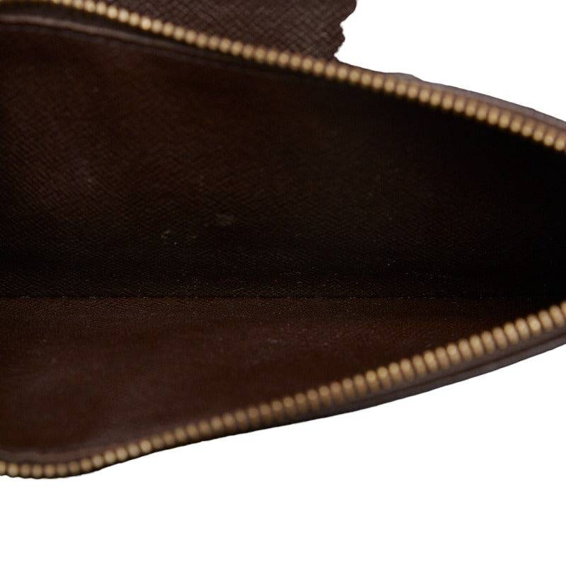 Louis Vuitton Louis Vuitton Damière N61725 Long Wallet PVC/Laser Evan Brown Ladies, Paris