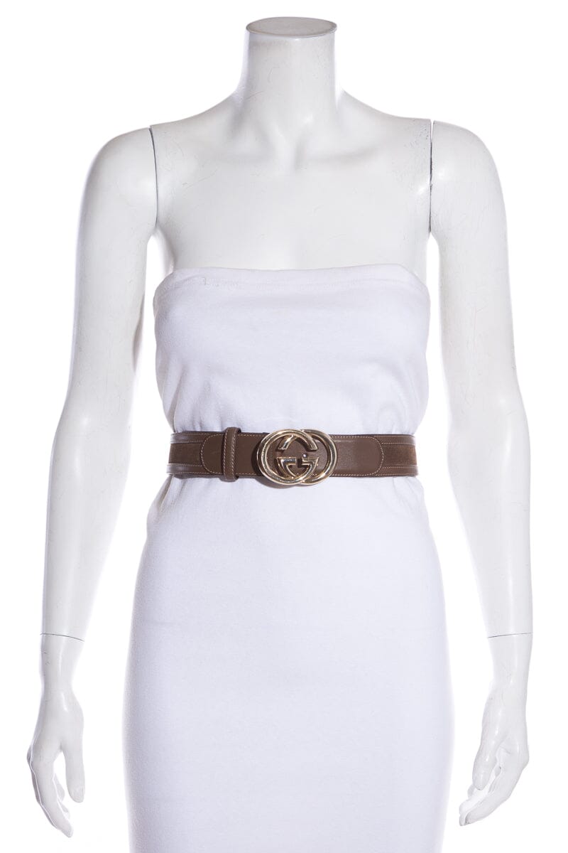Gucci Taupe Belt SZ 34