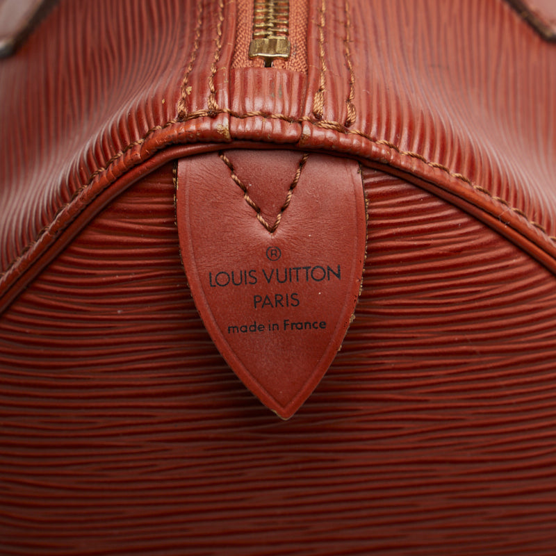 Louis Vuitton Epic Speed 25 Handbag Mini Boston Bag M43013 Kenyan Brown Leather  Louis Vuitton