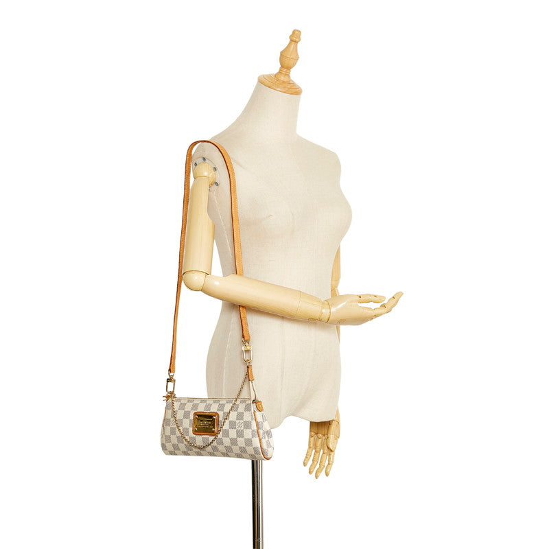 Louis Vuitton Louis Vuitton Damière Azur N55214 Shoulder Bag PVC/Laser White