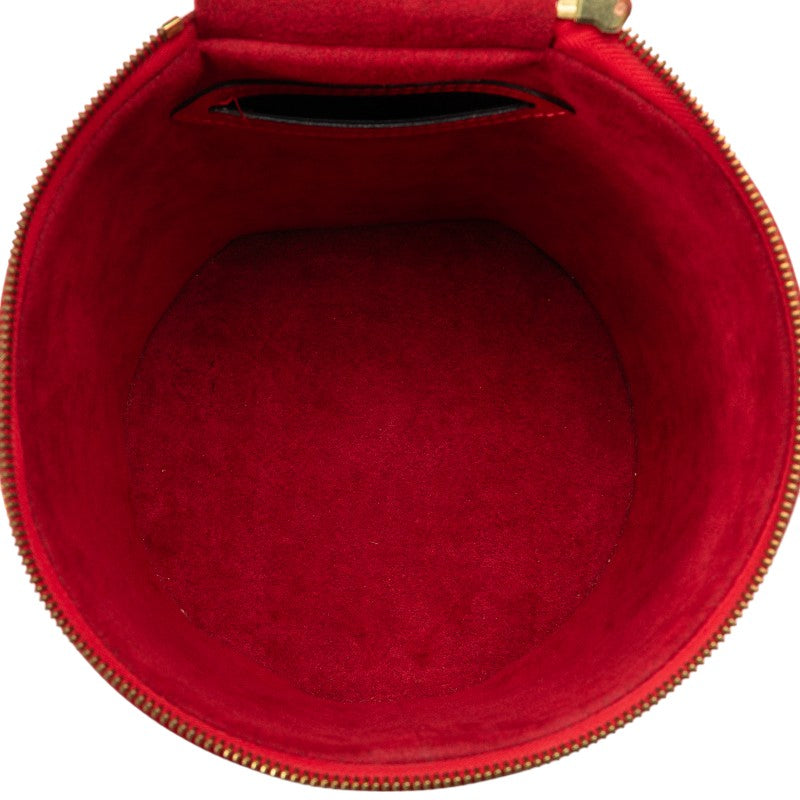 Louis Vuitton Epic Canyon Handbags Vanity Bag M48037 Castilian Red Leather Ladies Louis Vuitton