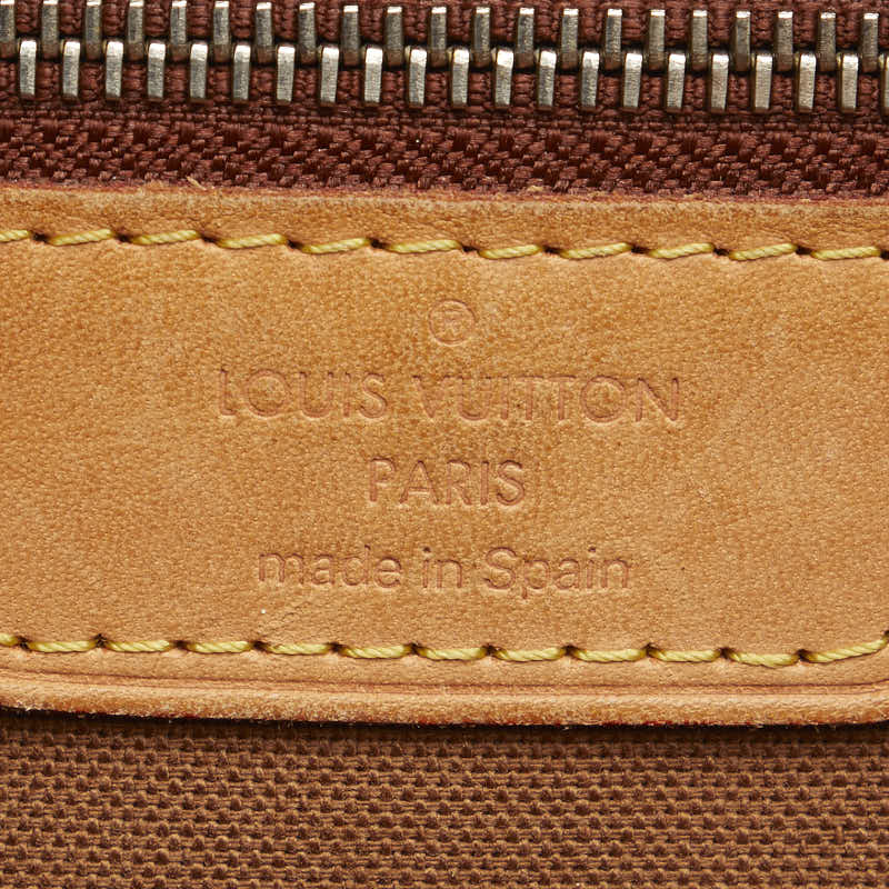 Louis Vuitton Monogram Batignol Vertical Shoulder Bag M51153 Brown PVC Leather Lady Louis Vuitton