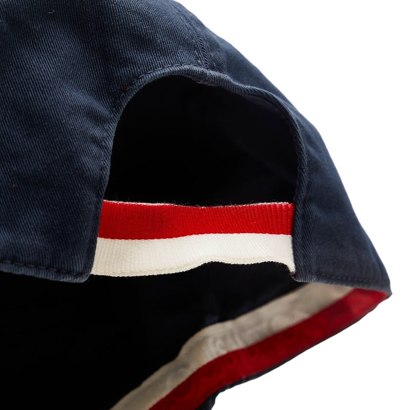 Louis Vuitton Tricolor Damière LV Logo Cap Casket M78543 Navi Cotton Men Louis Vuitton