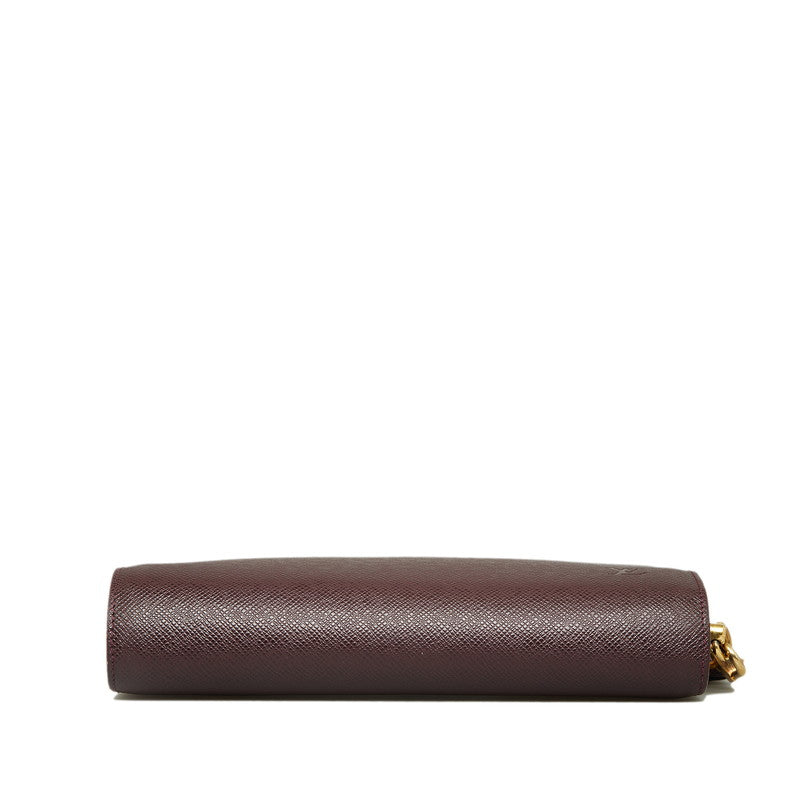 Louis Vuitton Tiger Second Bag M30186 Acajou Bordeaux Leather Men Louis Vuitton