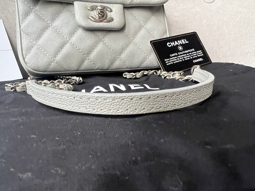 Chanel Grey Urban Mini Companion Flap