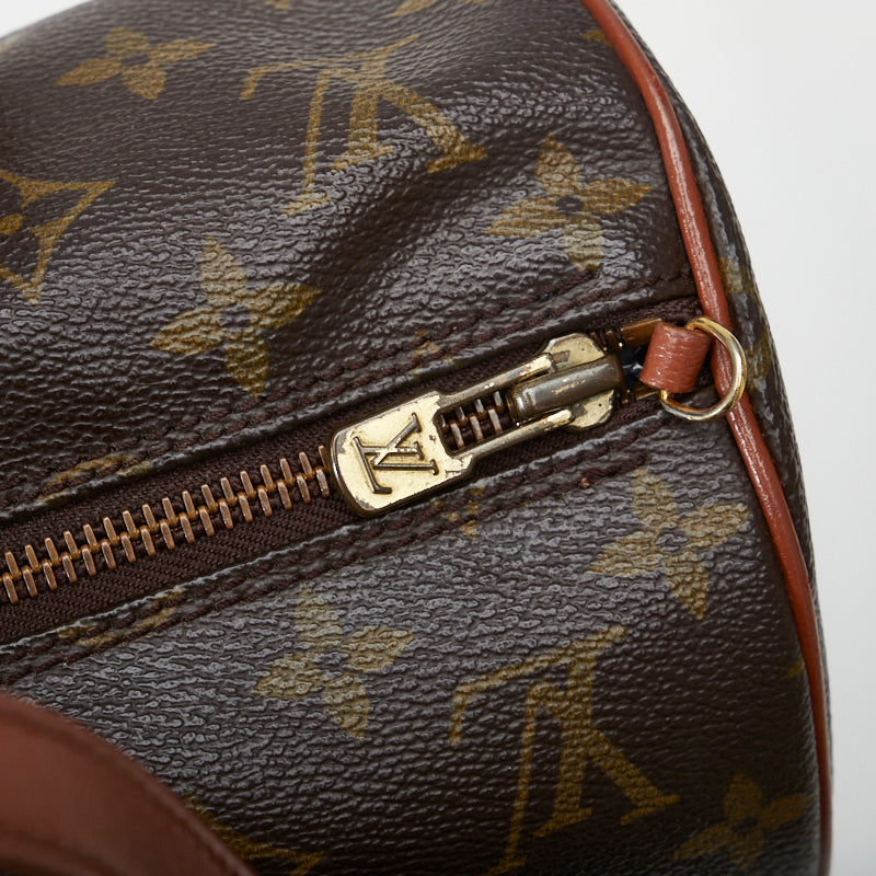 Louis Vuitton Monogram Papillon 30 (Old) Handbag M51385 Brown PVC Leather  Louis Vuitton