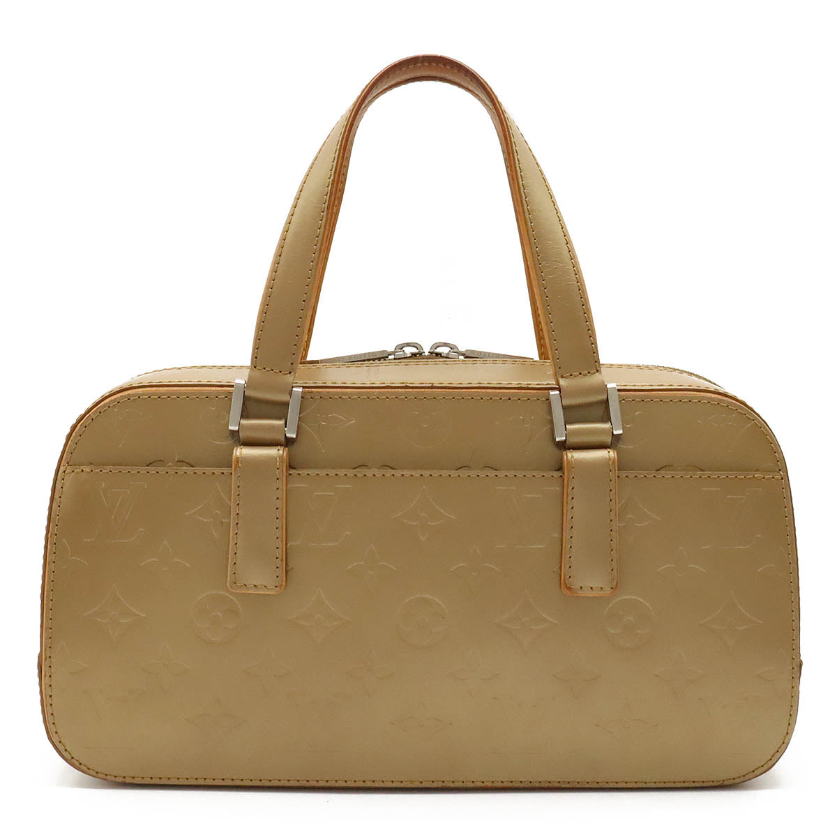 Louis Vuitton Monogram Mat Shelton MM Handbag Ambre Beige M55177 by Louis Vuitton