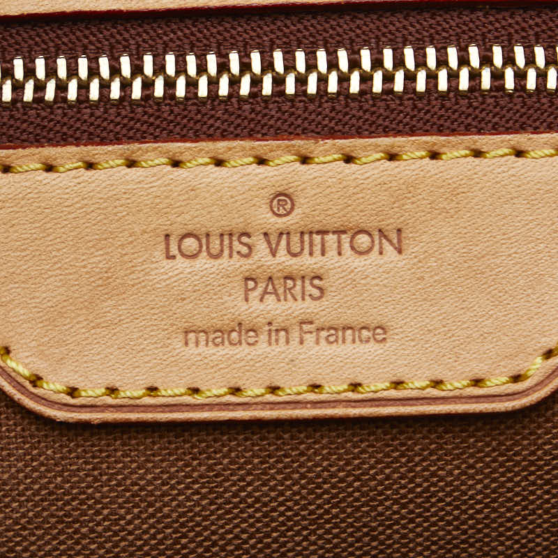 Louis Vuitton Monogram Battalion Horizontal Shoulder Bag M51154 Brown PVC Leather Ladies Louis Vuitton