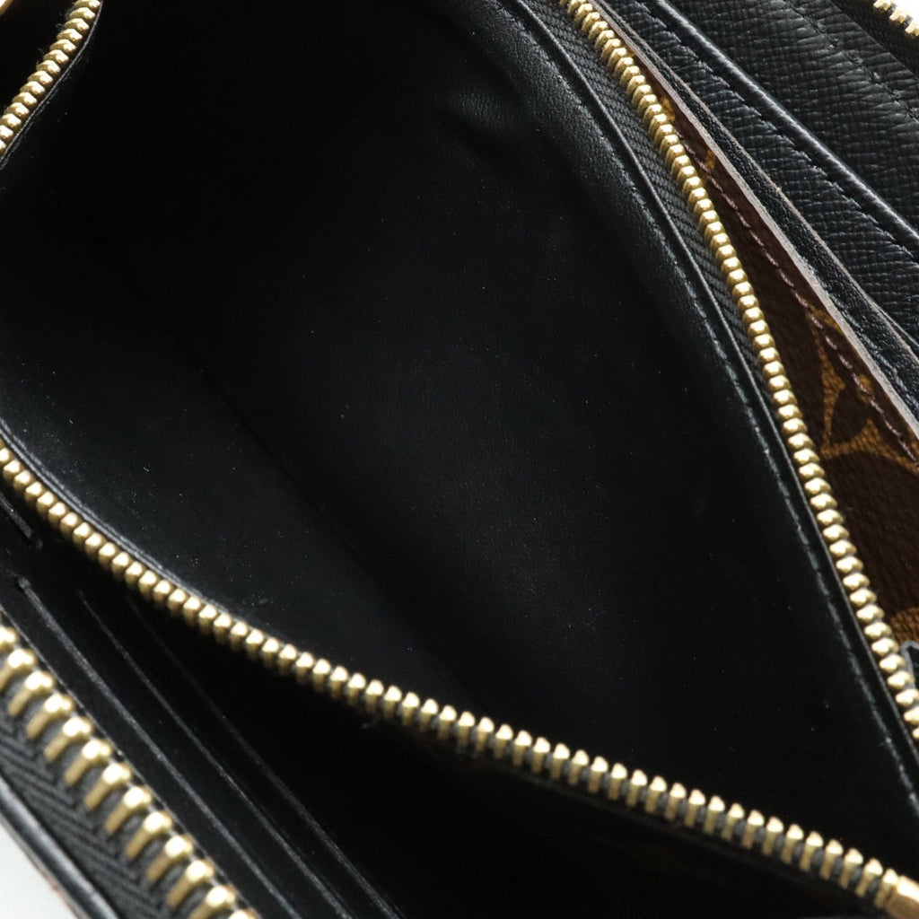 Louis Vuitton Louis Vuitton Monogram Jeep Wallet Retiro Round Fassner Long Wallet Noir Black M61855