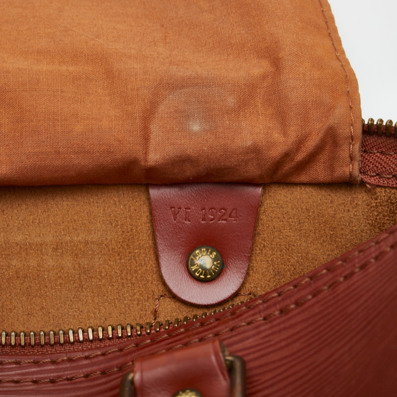 Louis Vuitton Epic Speed 25 Handbag Mini Boston Bag M43013 Kenyan Brown Leather  Louis Vuitton