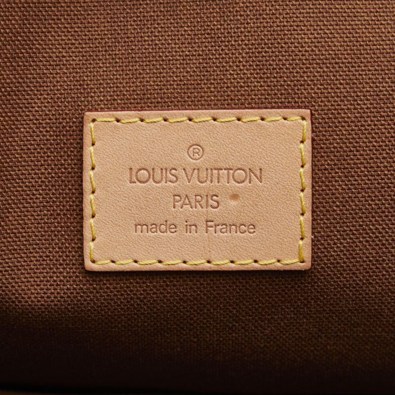 Louis Vuitton Monogram M40104 Handbag PVC/Leather Brown Ladies & Gentlemen