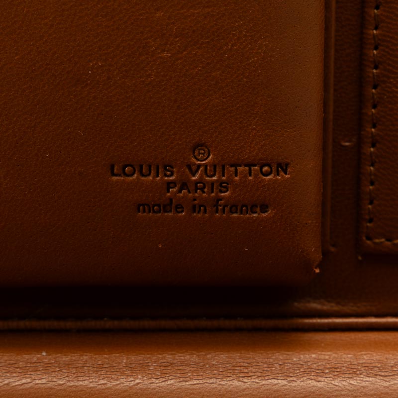 Louis Vuitton Monogram Vertical Trunk Attachment Case Brown PVC Leather  Louis Vuitton