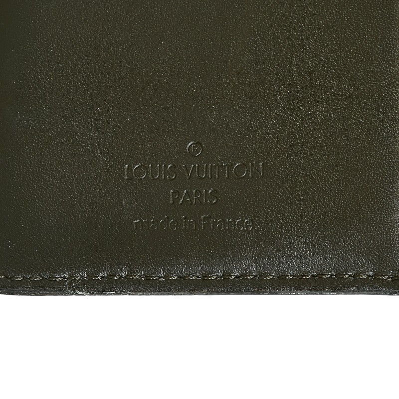 Louis Vuitton Monogram Verne Agenda PM Handbook Cover R21063 Verne Bronze Karki Patent Leather Ladies Louis Vuitton