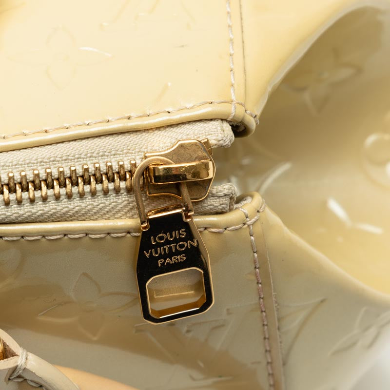 Louis Vuitton Monogram Verney Shawwood PM Handbag M91491 Bronco-Royal Ivory Patent Leather  Louis Vuitton