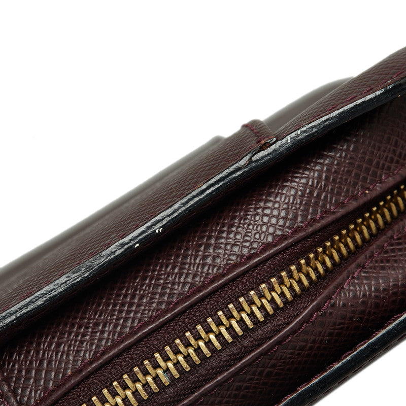 Louis Vuitton Tiger Second Bag M30186 Acajou Bordeaux Leather Men Louis Vuitton