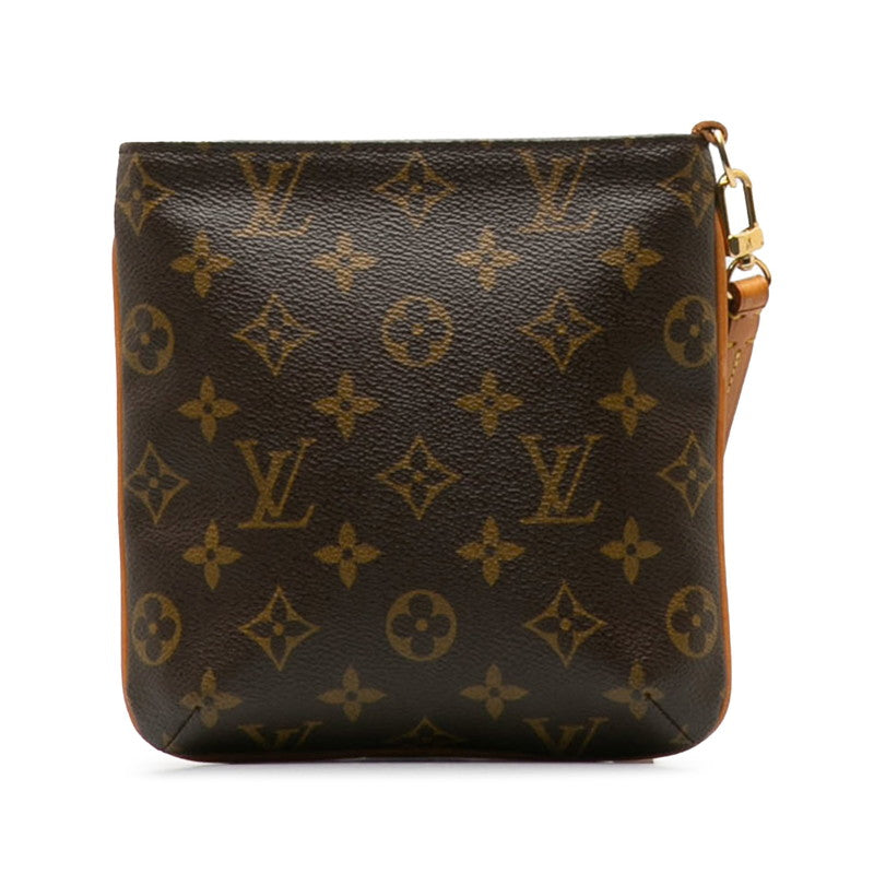 Louis Vuitton Partition Pouch Wristlet Bag Monogram M51901 Brown