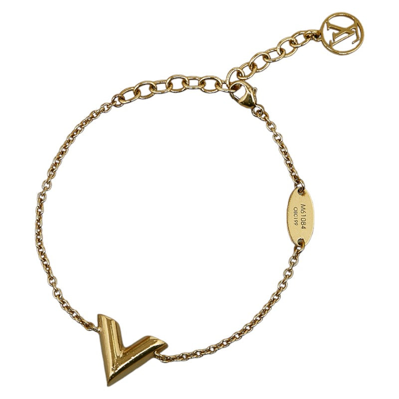 Louis Vuitton Essential V Bungalow Bracelet M61084 Gold   Louis Vuitton