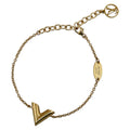 Louis Vuitton Essential V Bungalow Bracelet M61084 Gold   Louis Vuitton