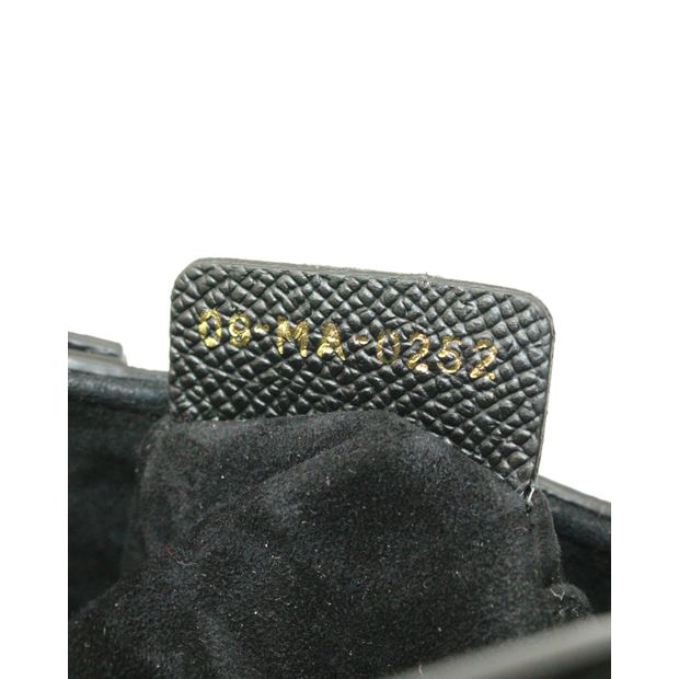 DIOR Black Leather Saddle Bag