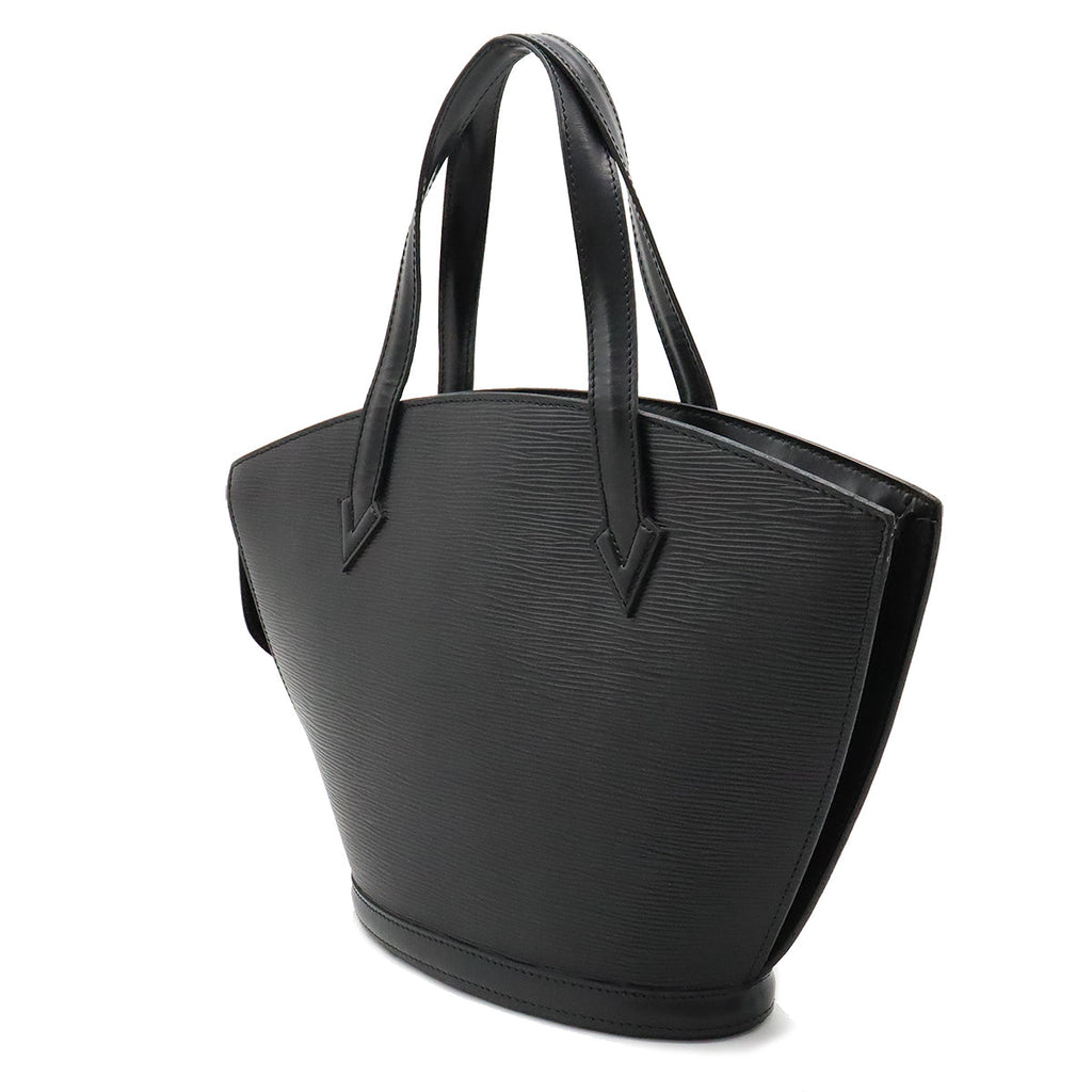 Louis Vuitton Epi Saint-Jacques Handbag Tote Bag Leather Noir M52272