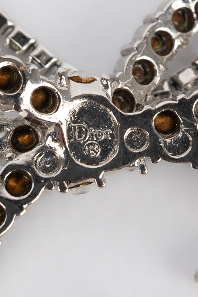 Collier noeud Dior