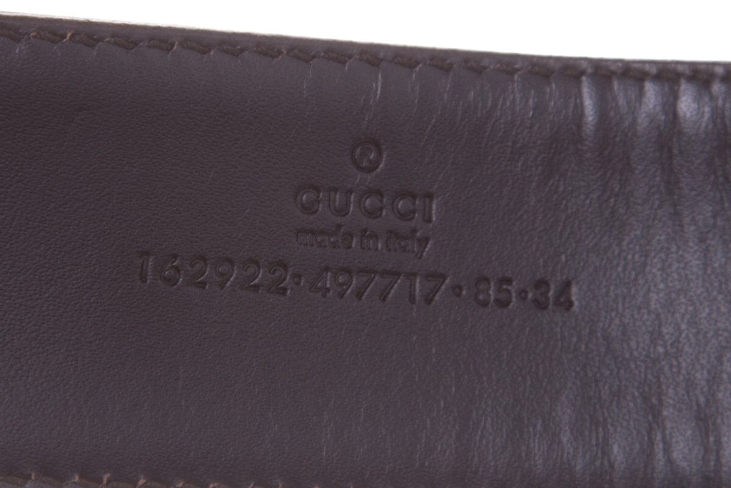 Gucci Taupe Belt SZ 34