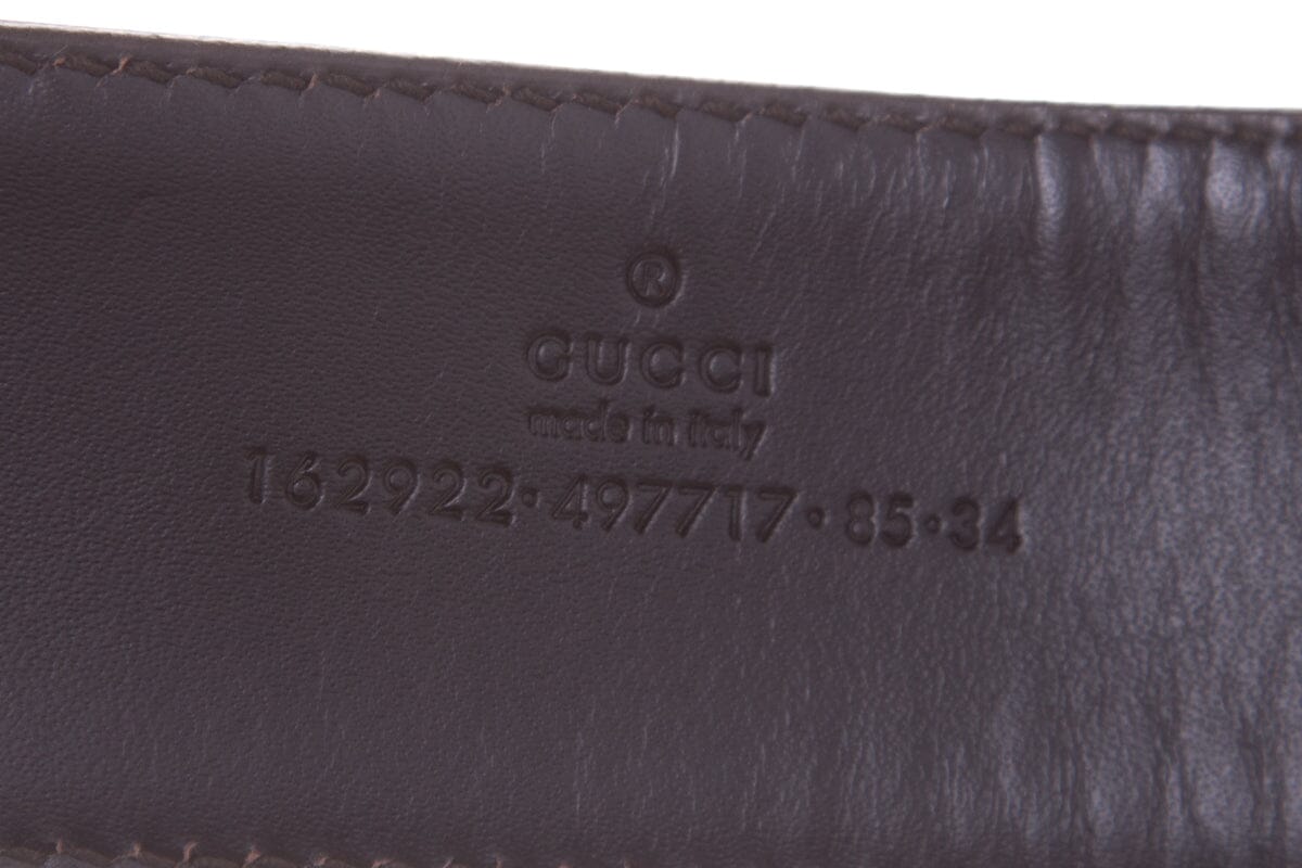 Gucci Taupe Belt SZ 34