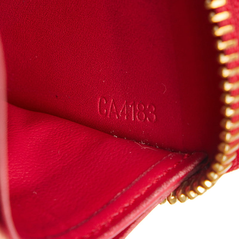 Louis Vuitton Sweet Monograms Verney Zippy Wallet Roundfashner Long Wallet M90123 Rose Andy Red Patent Leather  Louis Vuitton
