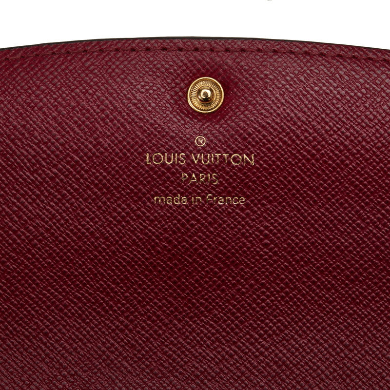 Louis Vuitton Monogram Portfolio — Emily Long Wallet M60697 Fushai Brown PVC Leather  Louis Vuitton
