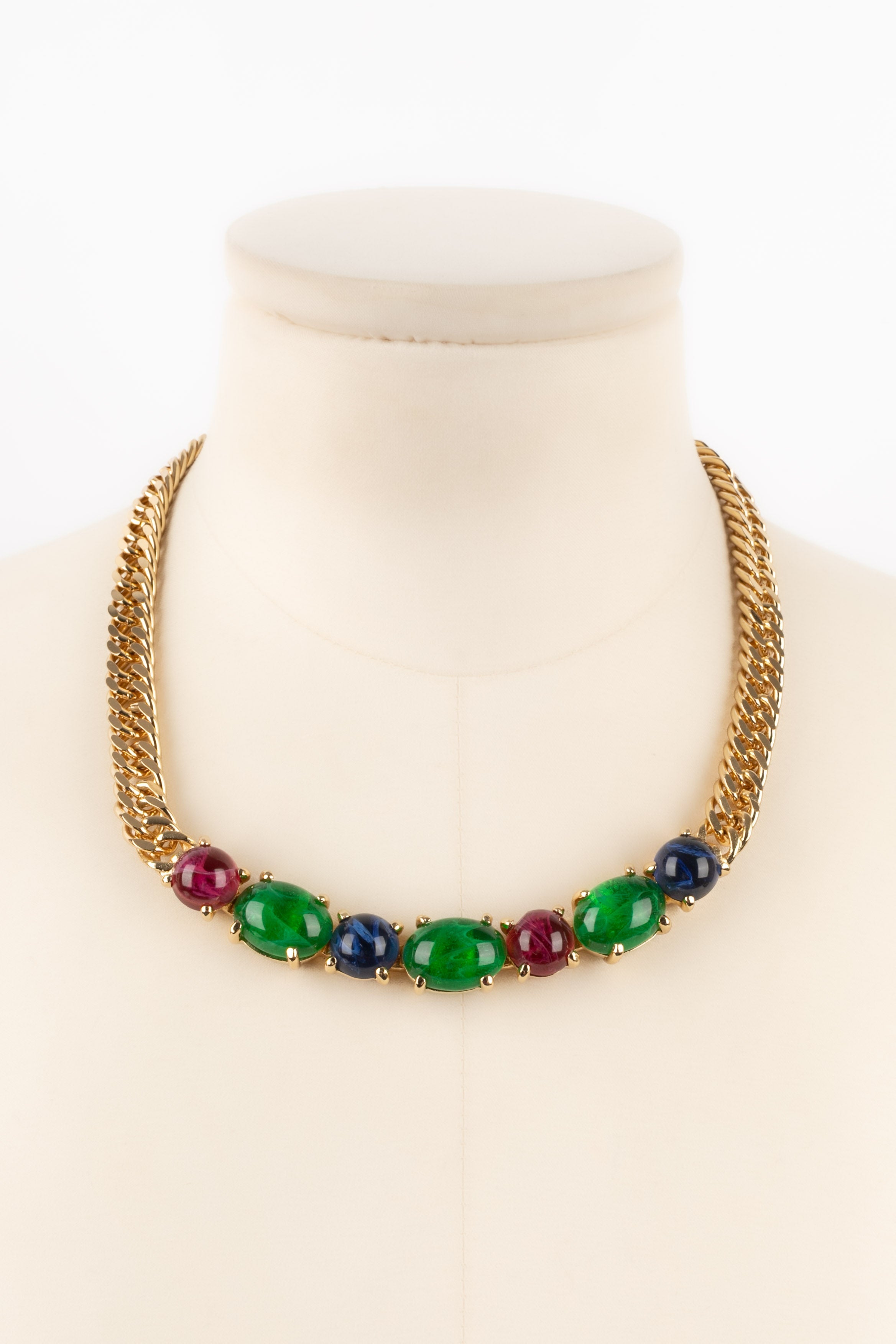 Collier court Dior